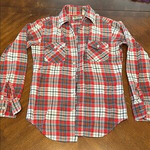 Vintage Soft Plaid Shirt